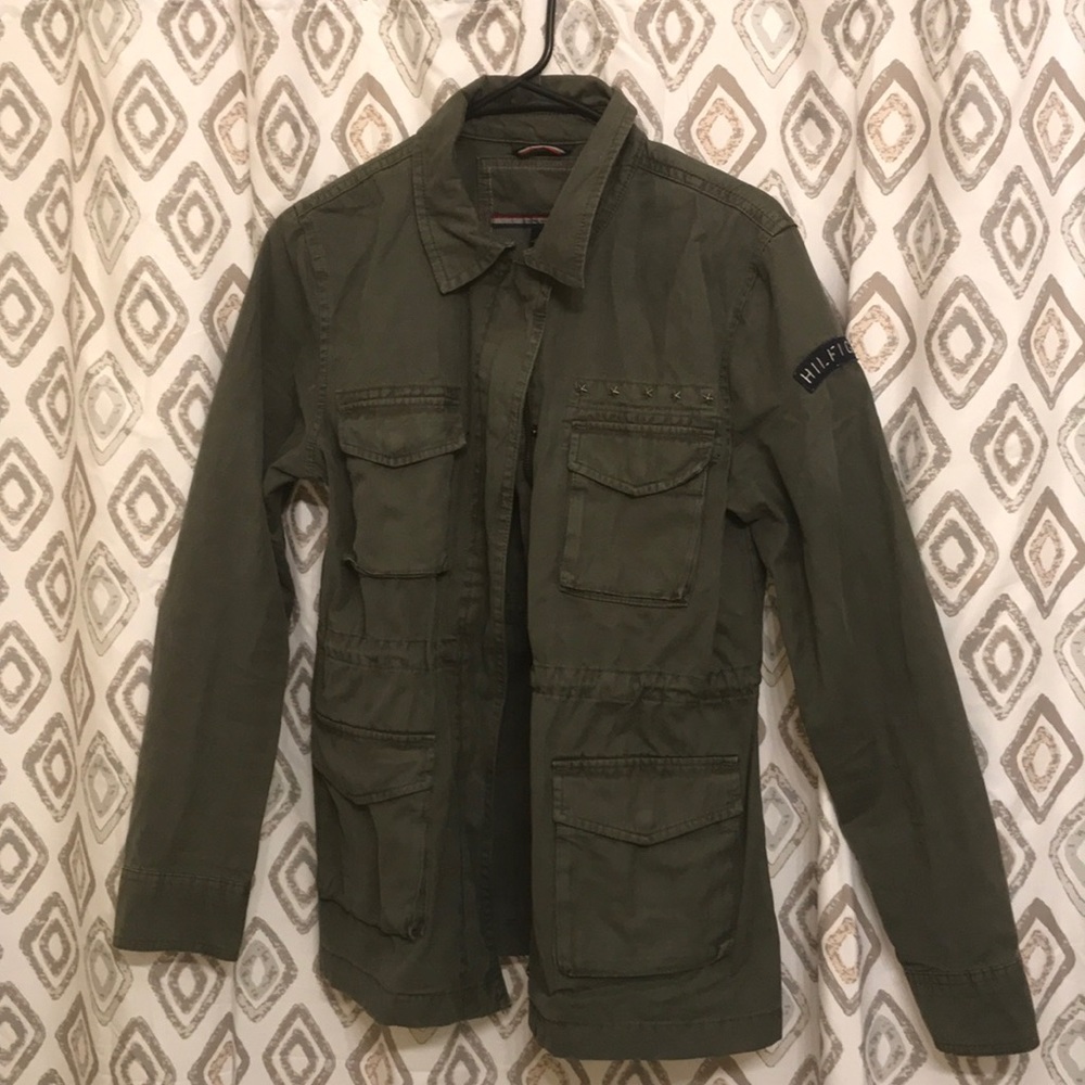Tommy Hilfiger army green jacket